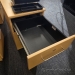 Gunnar Blonde 2 Drawer Under Desk Pedestal File Cabinet, Locking